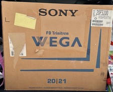 IN BOX! Sony Trinitron WEGA KV-20FS100 20" CRT Retro Gaming TV Component