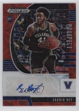 2020-21 Panini Prizm Draft Picks Prospect Choice Red 39/88 Saddiq Bey Auto 0y6a