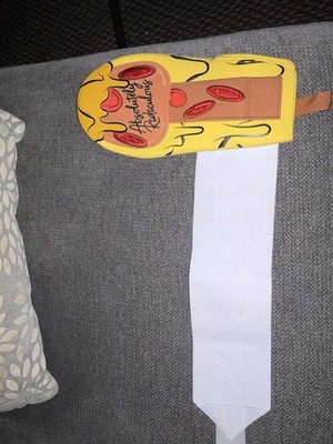 ABSOLUTELY RIDICULOUS Baseball Pizza Sliding Mitt (ONE SIZE, UNUSED.)
