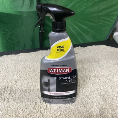 Weiman 22 Oz. Stainless Steel Cleaner and Polish Spray for Appliance Cleaning