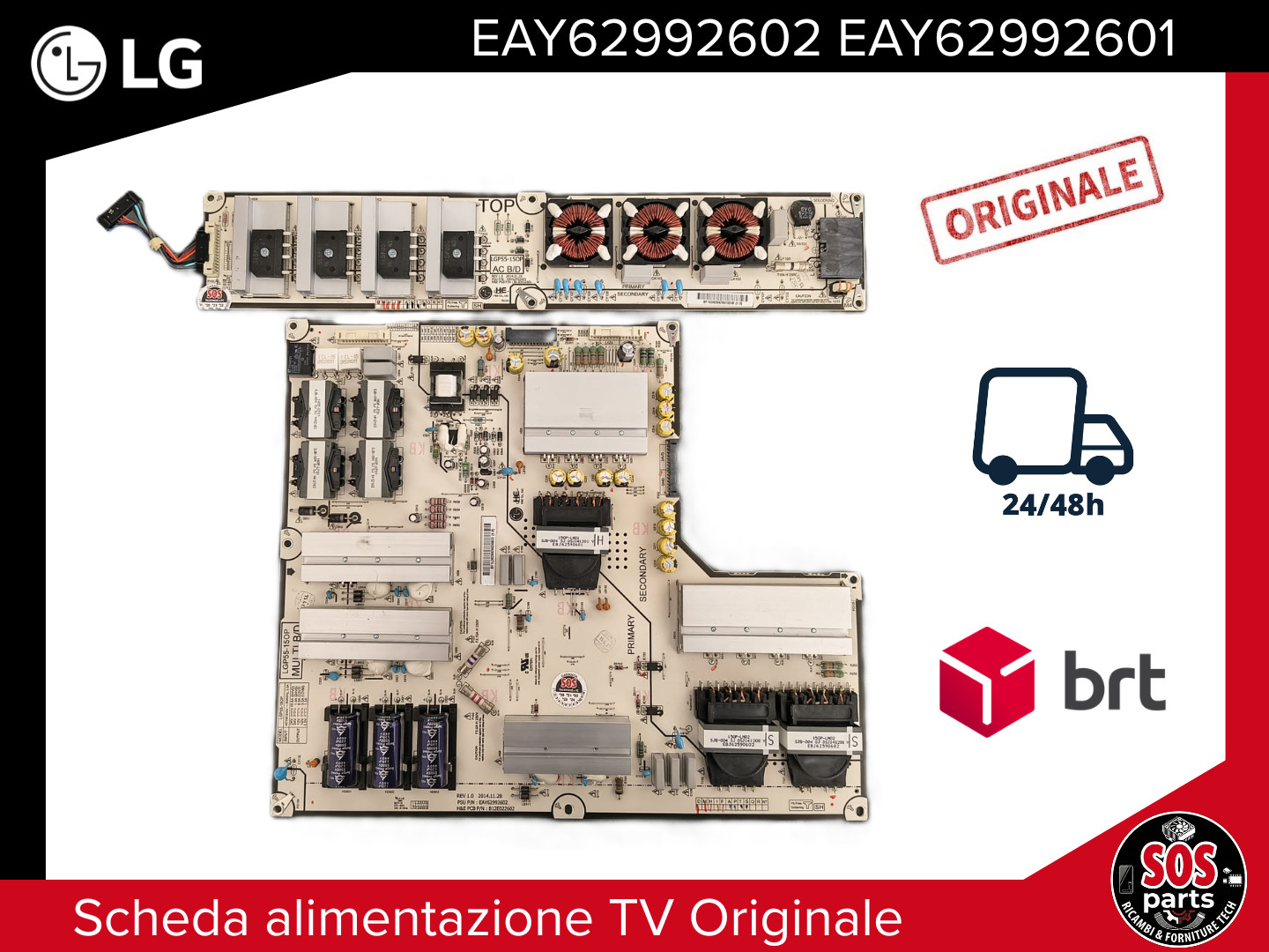 Scheda alimentazione TV LG EAY62992602 EAY62992601 55EG960V originale ricambio
