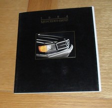 Mercedes US Market Brochure 1984 - R107 380SL W126 500 SEC 500 SEL W123 Coupe