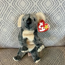 Ty Beanie Babies Eucalyptus Koala 1999 Retired Plush Toy 3 Years  Up Ages 3-11