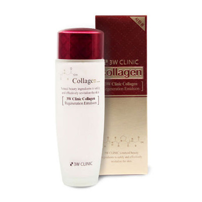 3W Clinic Collagen Regeneration Emulsion 150ml Anti-Wrinkle Hydrating Booster