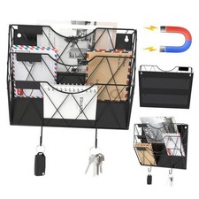 Magnetic File Holder for Refrigerator  Cabinets  No-Drill Wall Wall File3