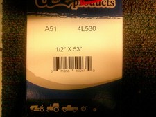 Industrial & Lawn Mower V Belt  A51 (1/2" x 53") 4L530