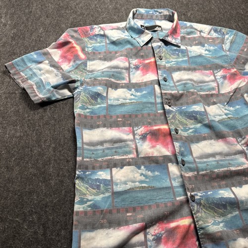 Lost Enterprises Shirt Men Sz M Jobless Collection Work Skate Vacation Y2K Bomb - Picture 4 of 15