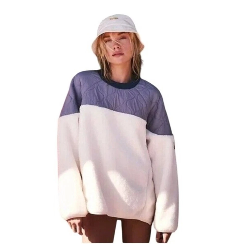 Sudadera acolchada polar manga larga Free People Movement Drifter Crew Foto 4 de 4