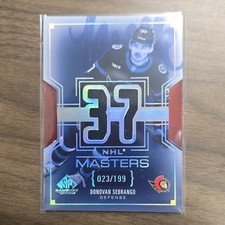 Upper Deck SP Game Used 25-26 NHL Masters Sebrango Parekh Kemell 4 Card Lot