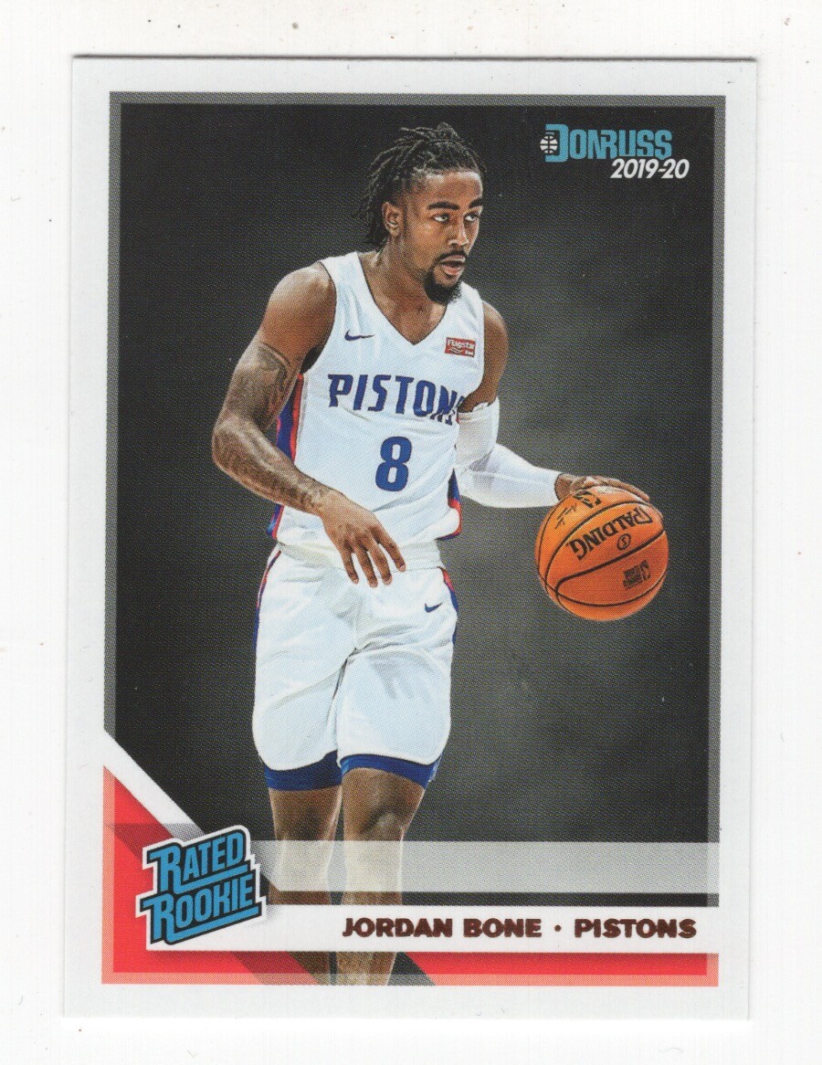 2019-20 DONRUSS BASKETBALL RATED ROOKIE JORDAN BONE DETROIT