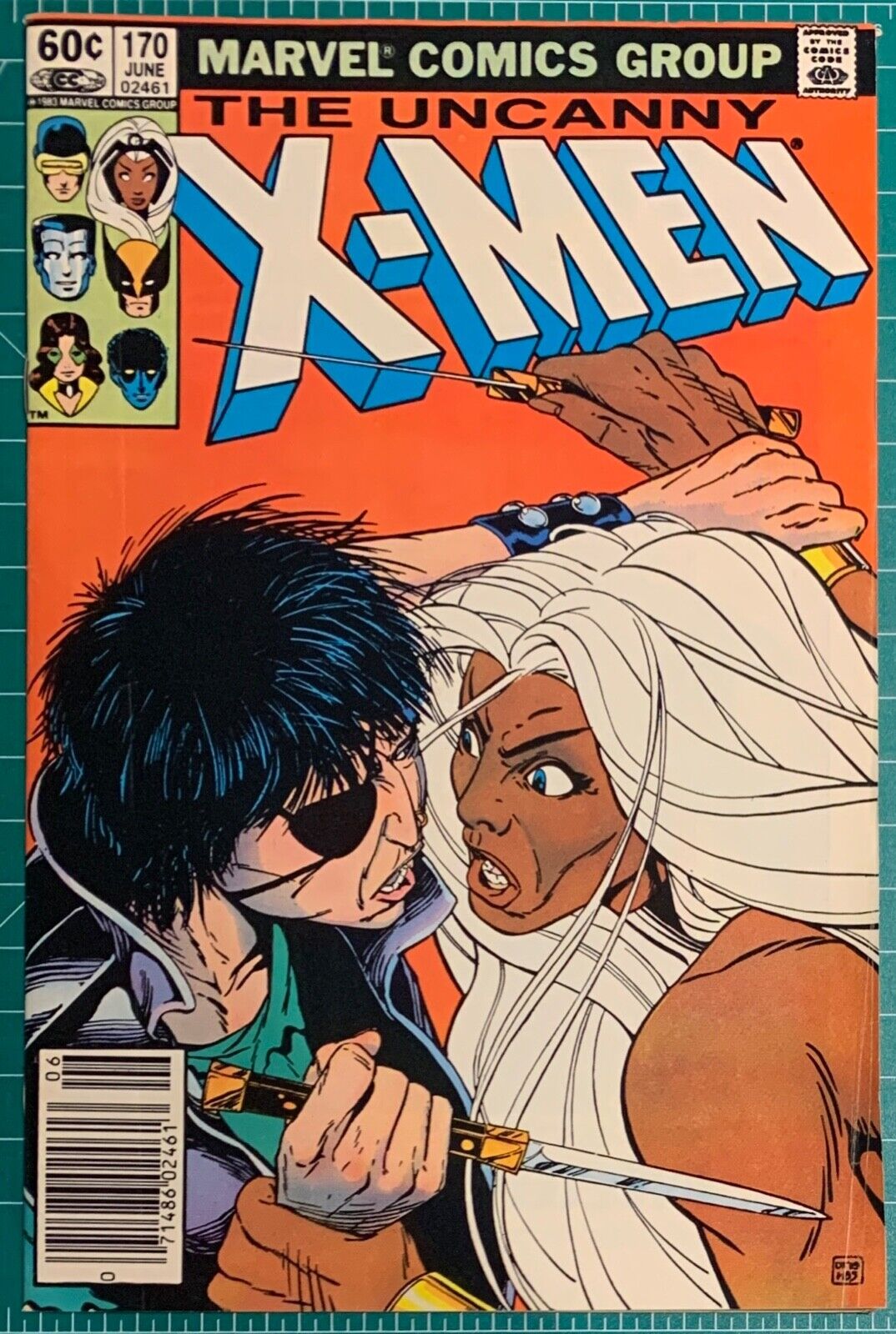 Uncanny X-Men # 170 🗝 Newsstand :: Rogue Leaves X-Men :: Marvel 1983