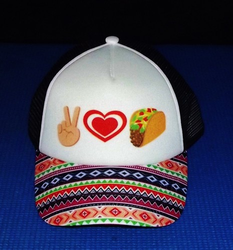 NWOT 2017 Peace Love Tacos Baseball 