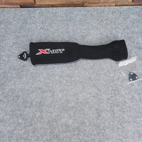 Callaway X Hybrid Rescue Golf Club Head Cover Black Sock Adjustable Tag