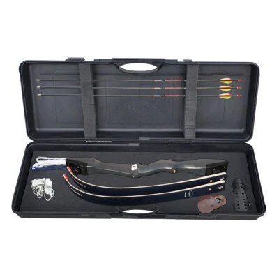 FRANKS-CASTLE Bogenset Recurvebogen Set Ragim Matrix 68" 16-36 lbs Koffer Carbonpfeile Zubeh.