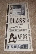 Creative Imaginations Sticker ~ Art Warehouse.....Graduation