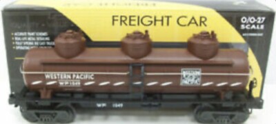 K-LINE WESTERN PACIFIC SINGLE DOME TANK CAR! O GAUGE TRAIN DIE CAST CHASSIS WP