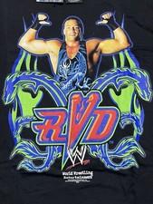 2002 WWE RVD Rob Van Dam T-Shirt M ECW WWF Dragon With Tag Vintage