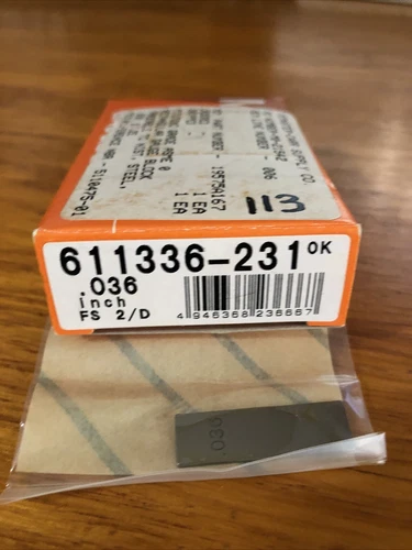 New Mitutoyo .036 Inch Steel Gauge Block,    Grade FS 2/D