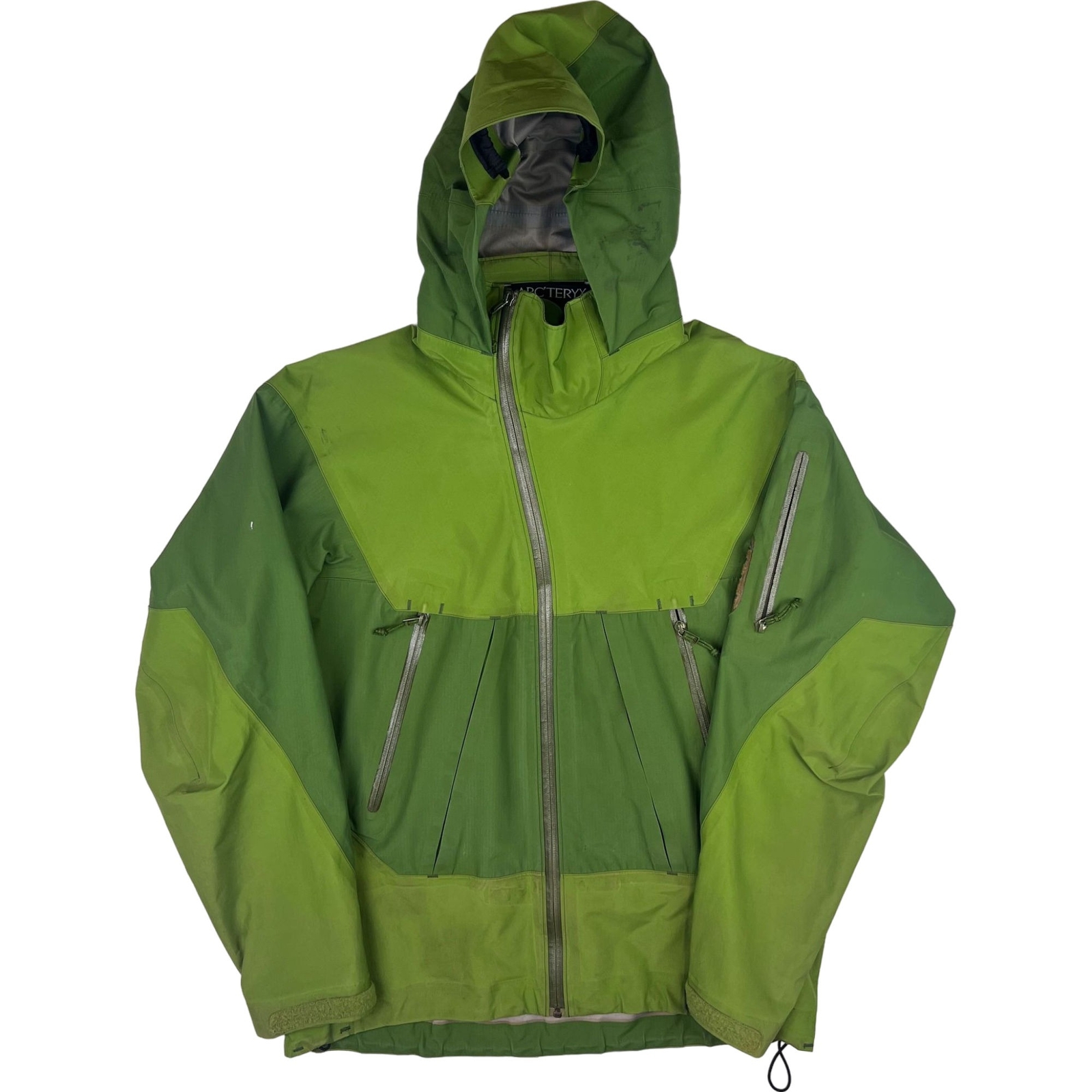 Giacca Vintage anni 00 Arc'teryx Sidewinder TR Shell Goretex XCR Verde Medio Grande