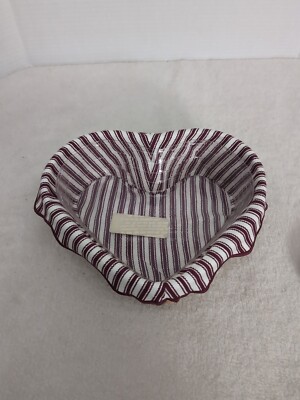 Vtg Longaberger 1999 Sweetheart Love Letters Basket Red