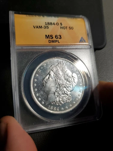 1884 O VAM-35 Hot-50 ANACS MS63 DMPL