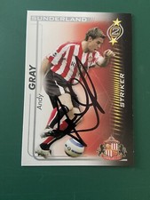 ANDY GRAY - SUNDERLAND FC FOOTBALL SIGNED SHOOT OUT CARD