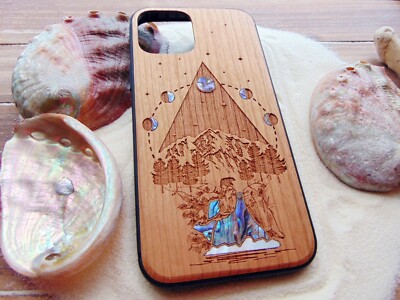 iPhone 16, 15, 14, 13 pro Max -Samsung Galaxy S22, 23, 24 Ultra Wood Phone Cases