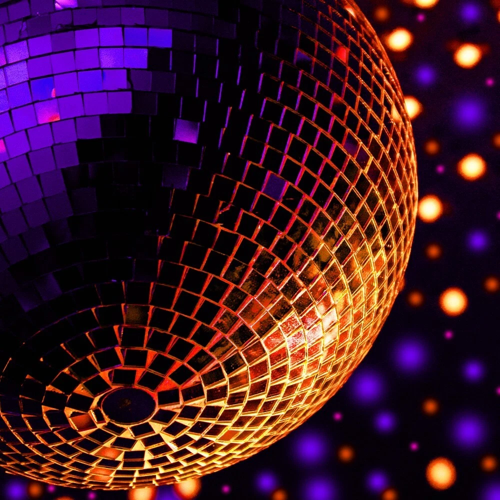 Espejo Disco Bola Plata Colgante Brillo Bola Para DJ Baile Fiesta Fiestas Regalos