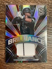 NICK MADRIGAL 2021 Panini Spectra Brilliance Materials Hyper #37/75