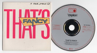 Fancy Promo-CD THAT'S FANCY 1988 Metronome 4-tr West Germany 887 828-2 near mint