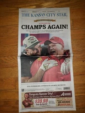 PATRICK MAHOMES 2023 SUPERBOWL LVII 57 NEWSPAPER CHIEFS KC STAR SPECIAL EDITION