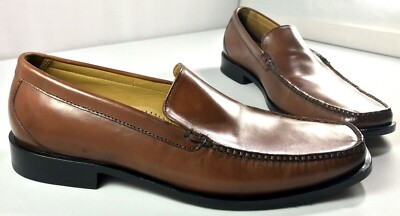 Cole Haan Men\'s Brown Leather Slip-On Loafers size 9 M Cole Haan mens slip on loafers brown leather size 9 M | eBay main image 3