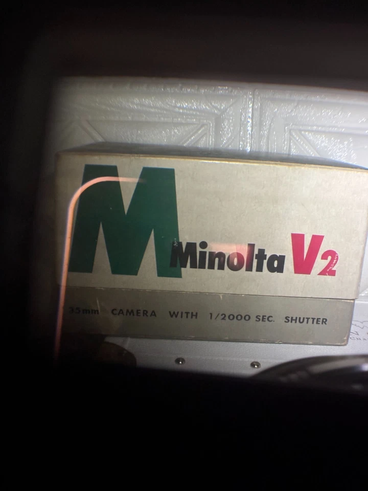 🚀🎁《MINT in BOX》Minolta V2 Rangefinder 35mm Film Camera w/ 45mm F/2 Lens JAPAN✈ - Image 4 of 4
