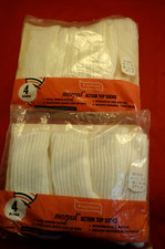 MORPUL TINY WORLD SOCKS MONTGOMERY WARD VINTAGE 2 PACKS 8 PAIR USA RARE 