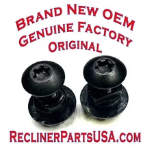 BRAND NEW Replacement Black Bolts w/ Grommets for La-Z-Boy Lazy Rocker Recliner