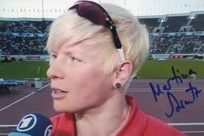 Martina STRUTZ - Deutschland, Silber WM 2011 Leichtathletik, Original-Autogramm!