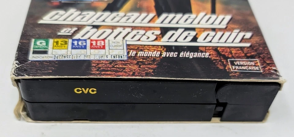 Chapeau melon et bottes de cuir VHS (1998) - NTSC - French - VG/G (Tested) - Image 3 of 4