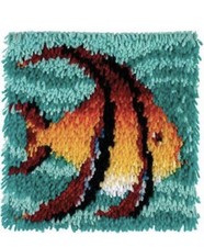 Caron - ANGEL FISH - Latch Hook Kit 12" x 12"