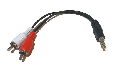 AUX Auxiliary 3.5mm Stereo to 2 RCA Male to Male  6   Audio Cable