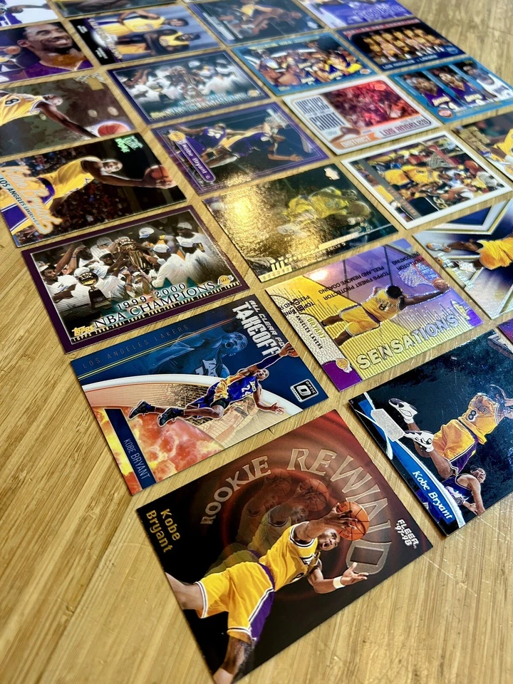Lote de cartões de basquete Kobe Bryant (novatos e muito mais) - Imagem 2 de 4