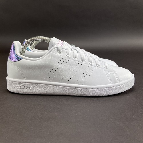Adidas Women's Advantage White Pink Athletic Shoes FY8955 Sizes 8.5 - 9 M |  eBay