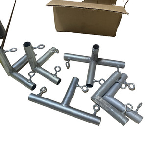 2pc 3 Way Flat Corner Canopy Fitting Carport Patio Garden (FF3AW) And More