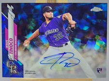 2020 Topps Chrome Update Sapphire Edition Jesus Tinoco #RA-JT Rookie Auto RC