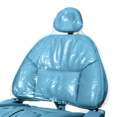 Pac-Dent Armor Half Chair Sleeves, Clear Plastic, 27 1/2'' x 24'', package of 225