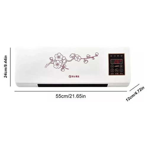 Ventilador pequeño 2 en 1 1800 W portátil montado en la pared refrigeración y calentador doble uso interior - Imagen 5 de 20