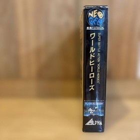 SNK World Heroes Neo Geo AES ROM Cartridge Fighting Game Japan Import No Manual