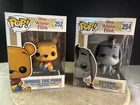 2 Funko Pop! Disney Winnie the Pooh Seated #252 Eeyore #254 Both New In Box