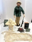 1973 G.I. Joe Safari Figure With Yeti and other Miscellaneous Accessories