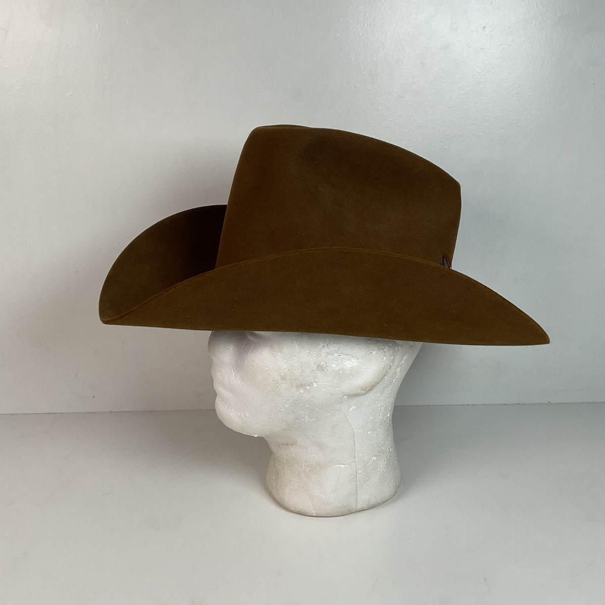 Bailey Hand Creased Cowboy Hat 6 7/8 Texas Made 5X Beaver | eBay
