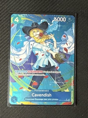 Cavendish SR - One Piece TCG Karte - Super Rare - Französisch